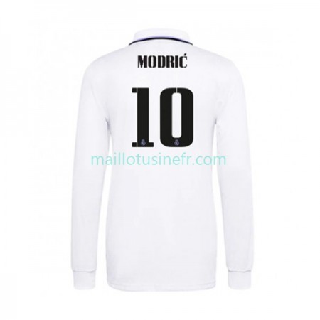 Maillot de Foot Real Madrid Modrić 10 Domicile 2022-23 Manches Longues